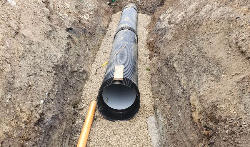 Symbolbild Leitungsbau