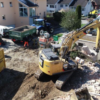 Grundstück abgerissen