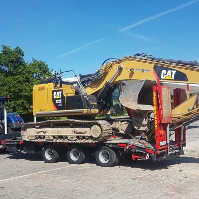 Transport mit Traktor